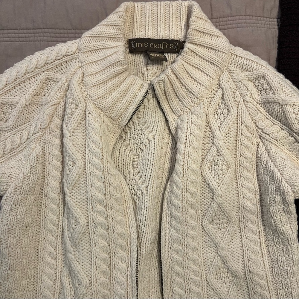 Inis Crafts Merino Wool Sweater - Picture 3 of 6